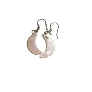 Crescent Moon Earrings Cellulose Earring